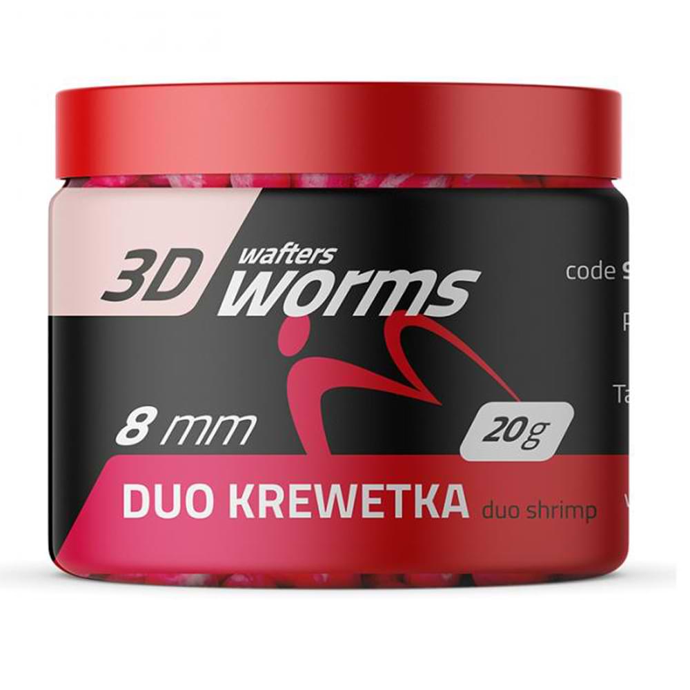 MatchPro Top Worms Wafters 3D 8mm 20g Duo Shrimp