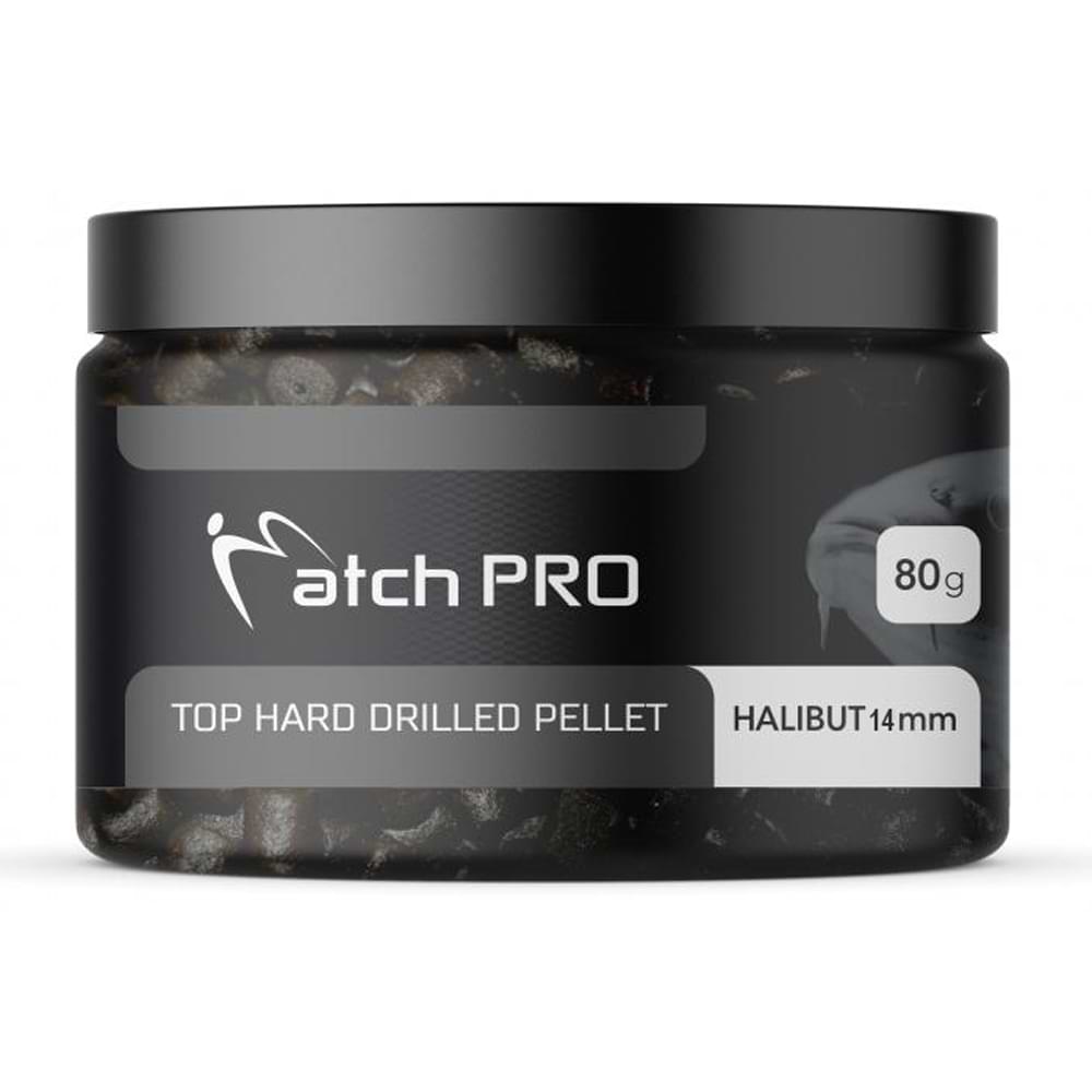 MatchPro Top Hard Drilled Pellets 14mm 80g Halibut