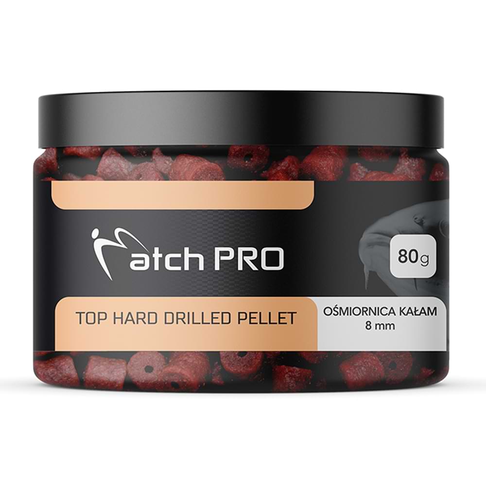 MatchPro Top Hard Drilled Pellets 8mm 80g Squid and Octopus