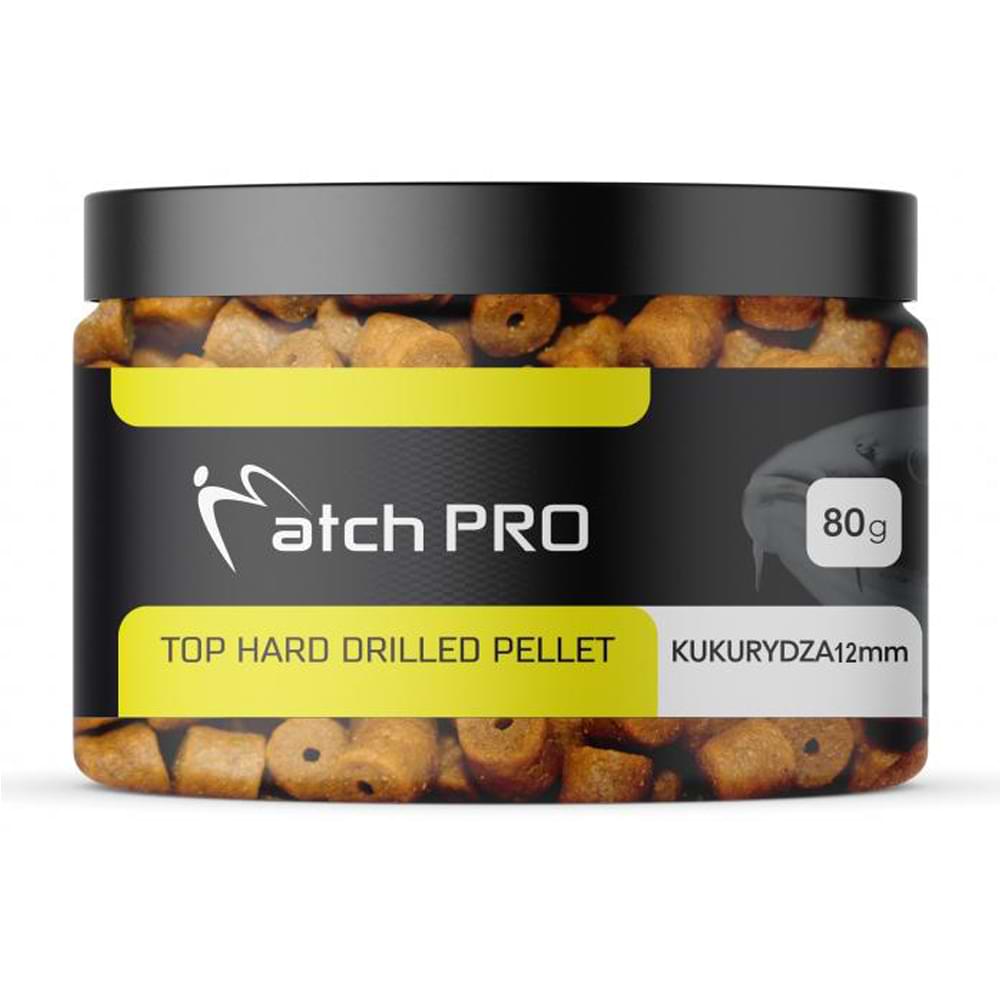 MatchPro Top Hard Drilled Pellets 12mm 80g Corn