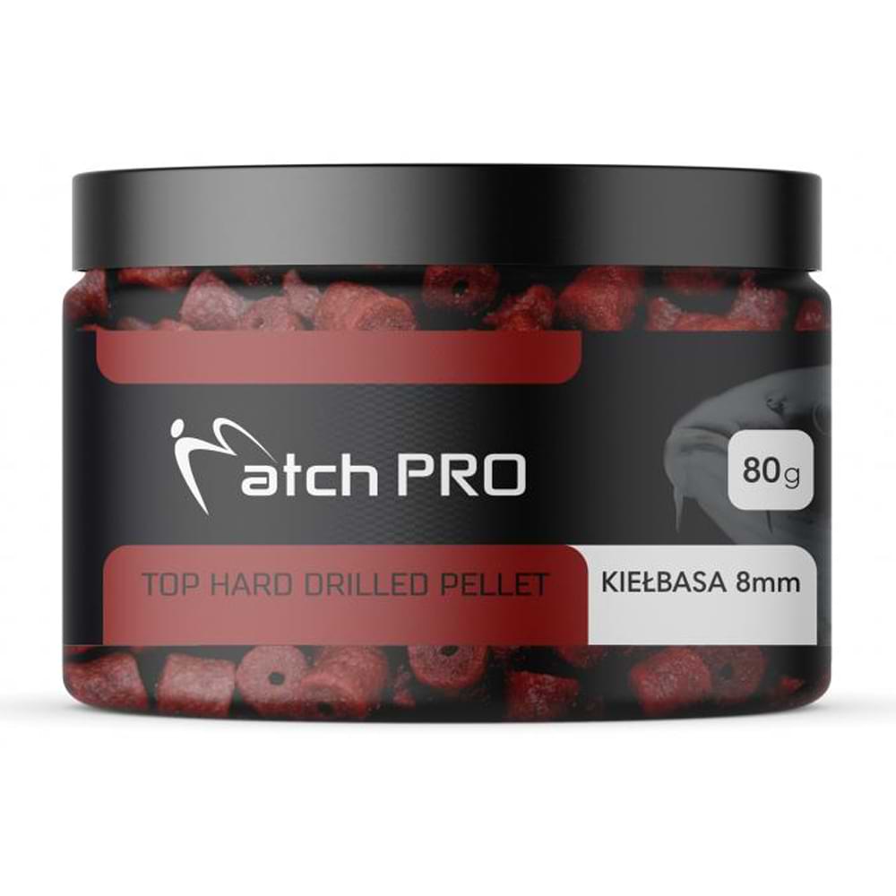 MatchPro Top Hard Drilled Pellets 8mm 80g Sausage