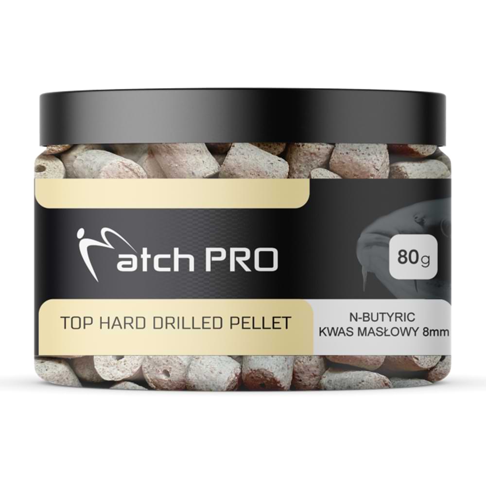 MatchPro Top Hard Drilled Pellets 8mm 80g N-Butyric Acid
