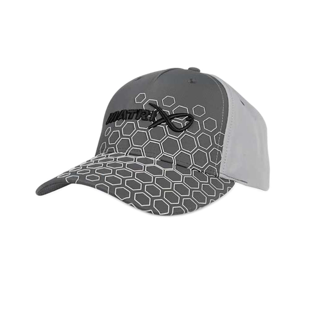 MATRIX Hex Print Baseball Cap Grey