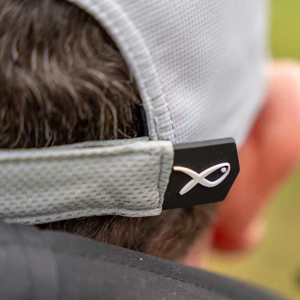 MATRIX Hex Print Baseball Cap White