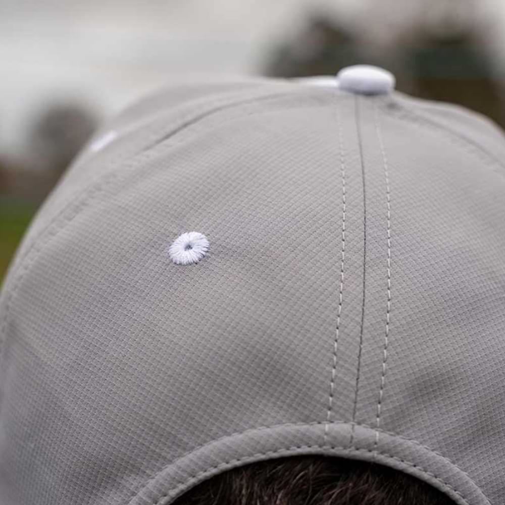 MATRIX Hex Print Baseball Cap White