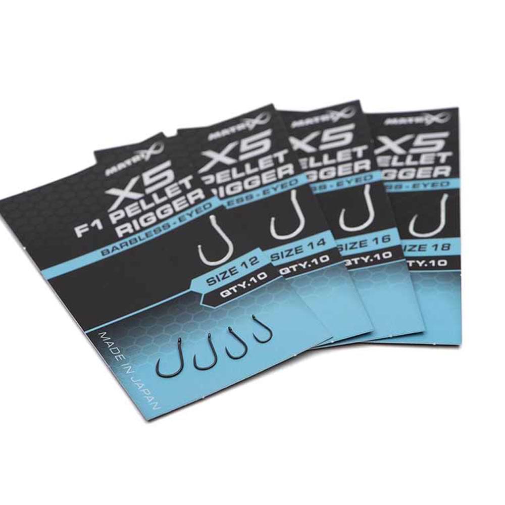 MATRIX X5 F1 Pellet Rigger Barbless Eyed