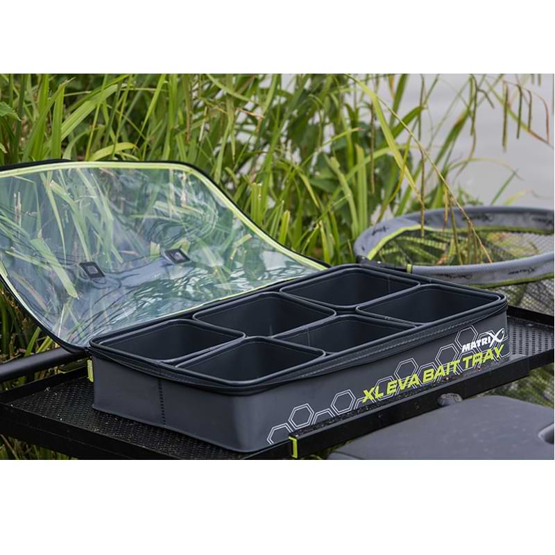 MATRIX XL Eva Bait Tray With 6 Tubs