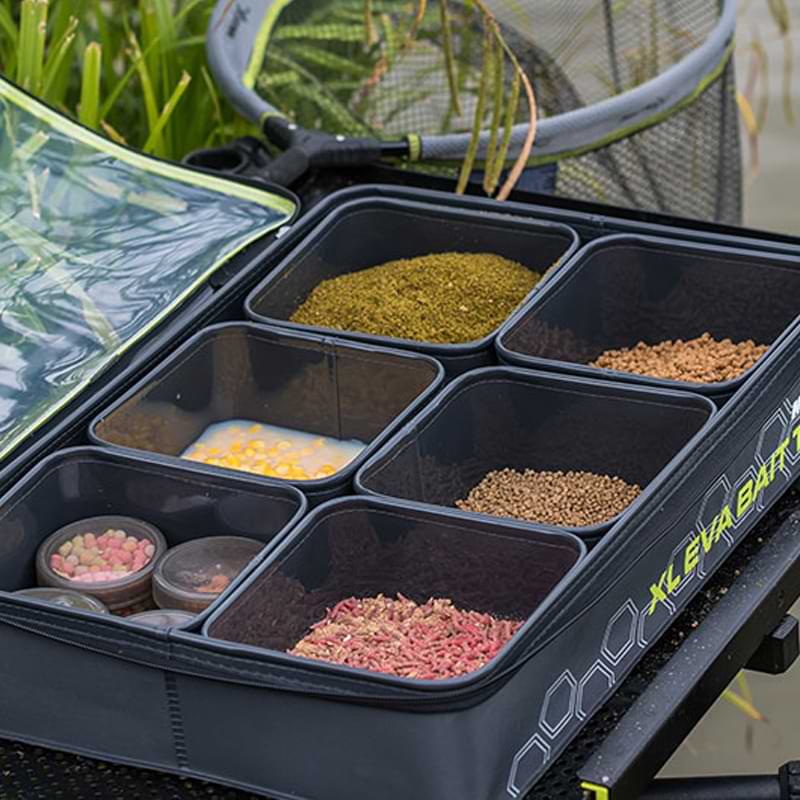 MATRIX XL Eva Bait Tray With 6 Tubs