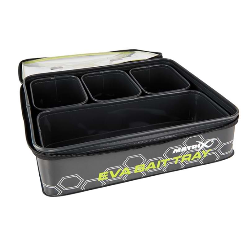 MATRIX Eva Bait Tray With 4 Tubs