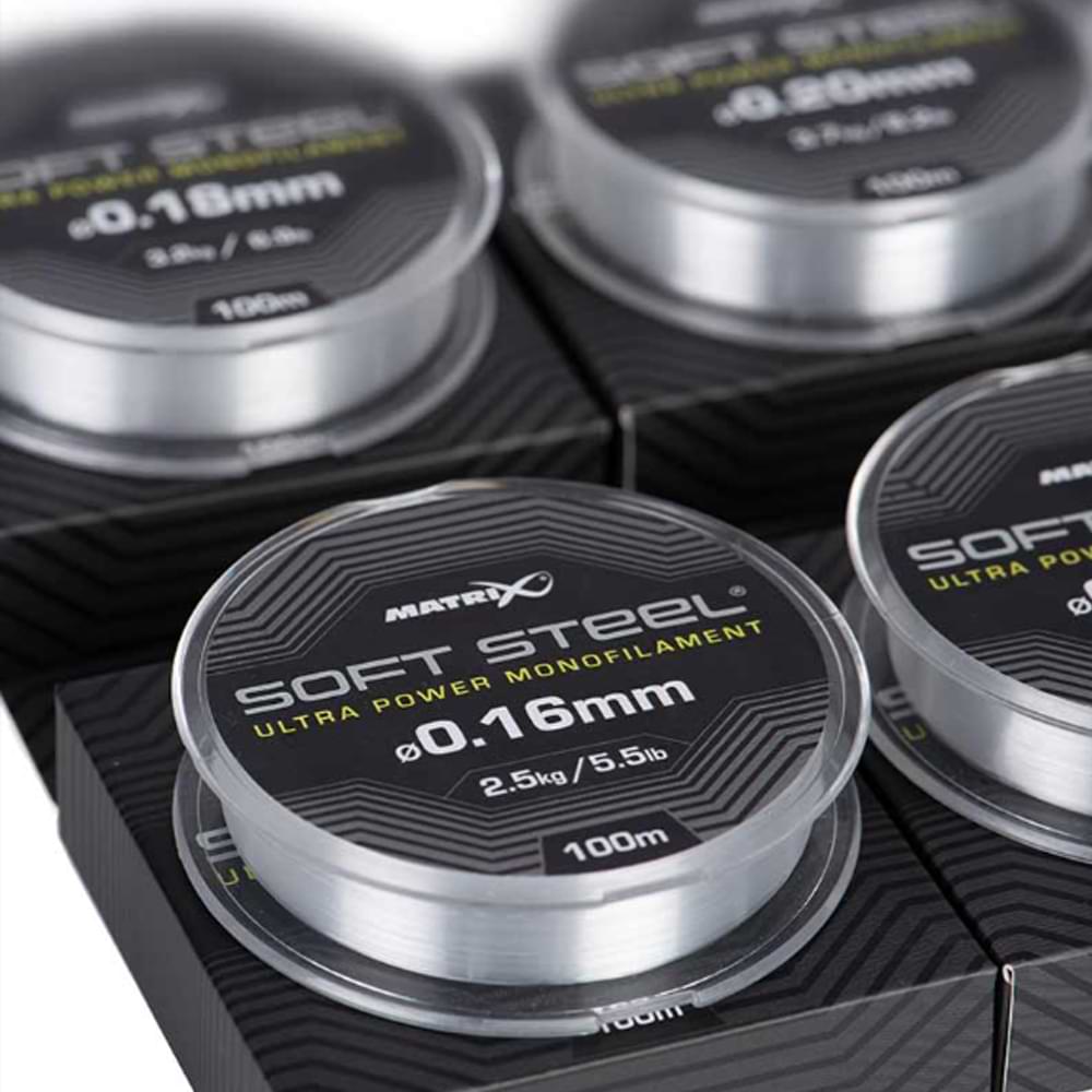 MATRIX Soft Steel Ultra Power Monofilament 100m