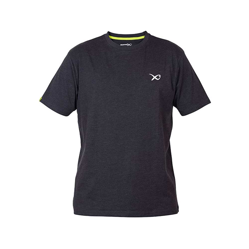 MATRIX Minimal Black Marl T-Shirt
