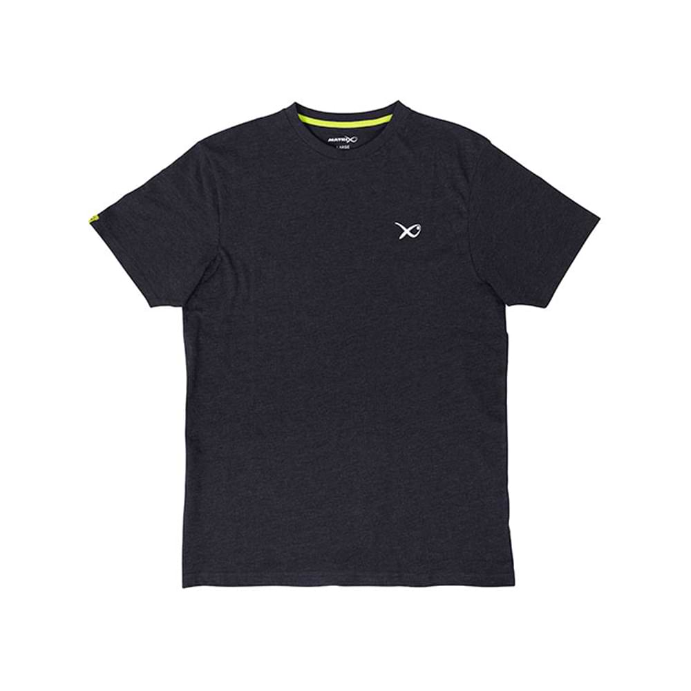 MATRIX Minimal Black Marl T-Shirt