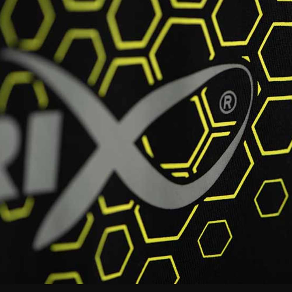 MATRIX Hex Print T-Shirt Black