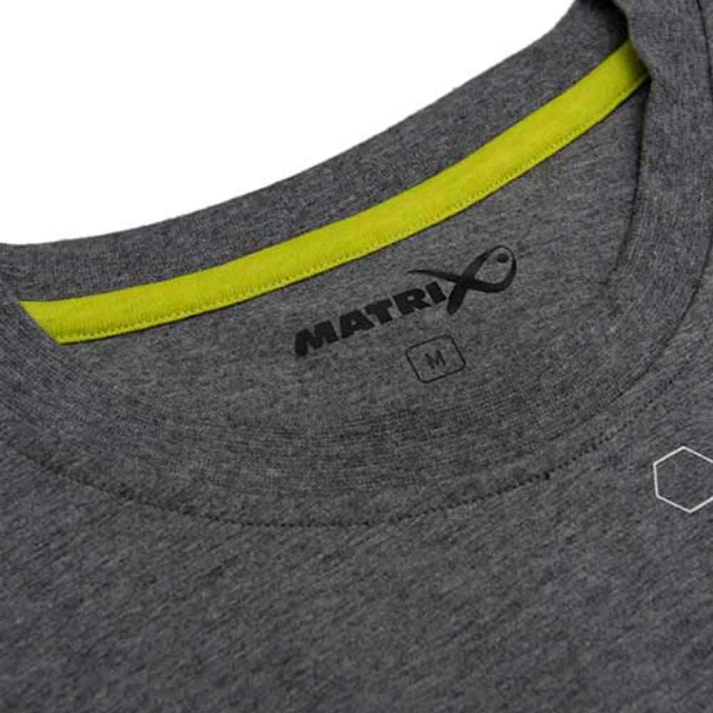 MATRIX Hex Print T-Shirt Grey
