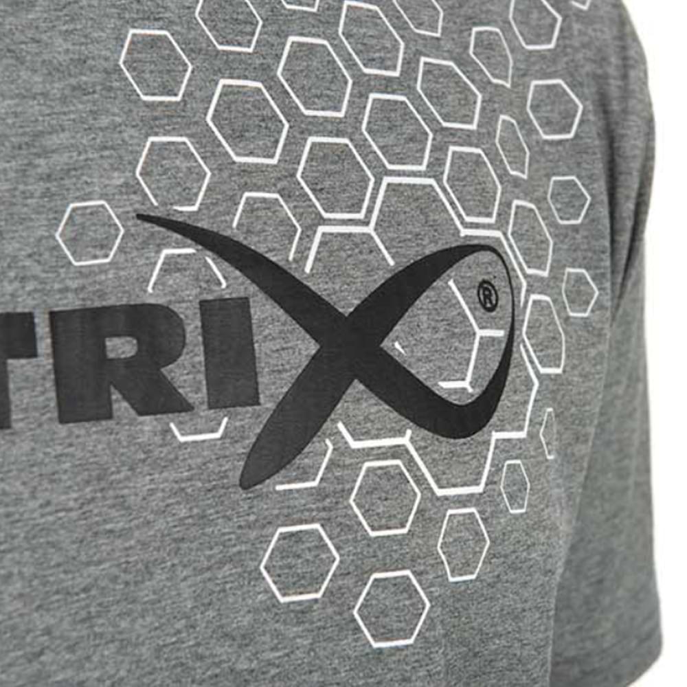 MATRIX Hex Print T-Shirt Grey