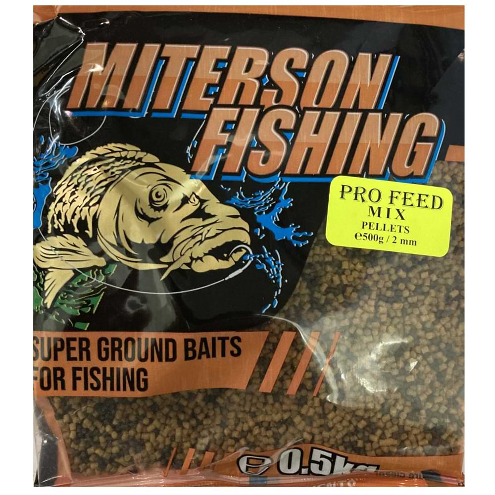 MITERSON Pro Feed Pellets 2mm MIX - Black and Yellow