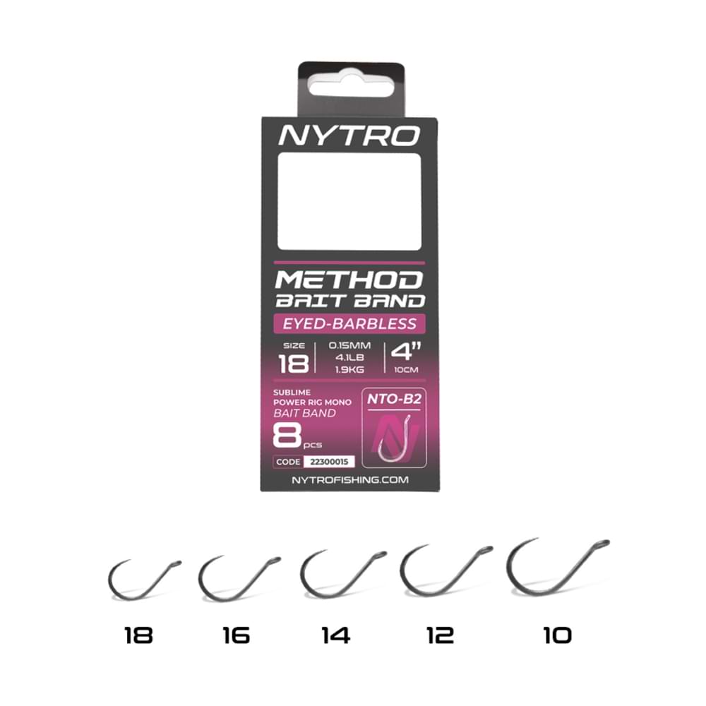 NYTRO Method Bait Band 4inch 10cm NTO-B2
