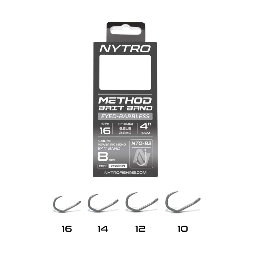 NYTRO Method Bait Band 4inch 10cm NTO-B3