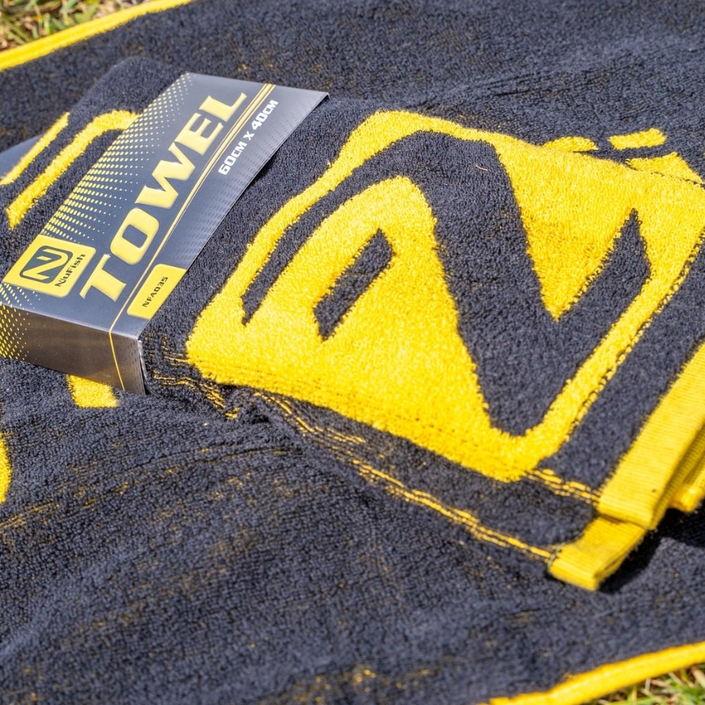 NUFISH Black Hand Towel