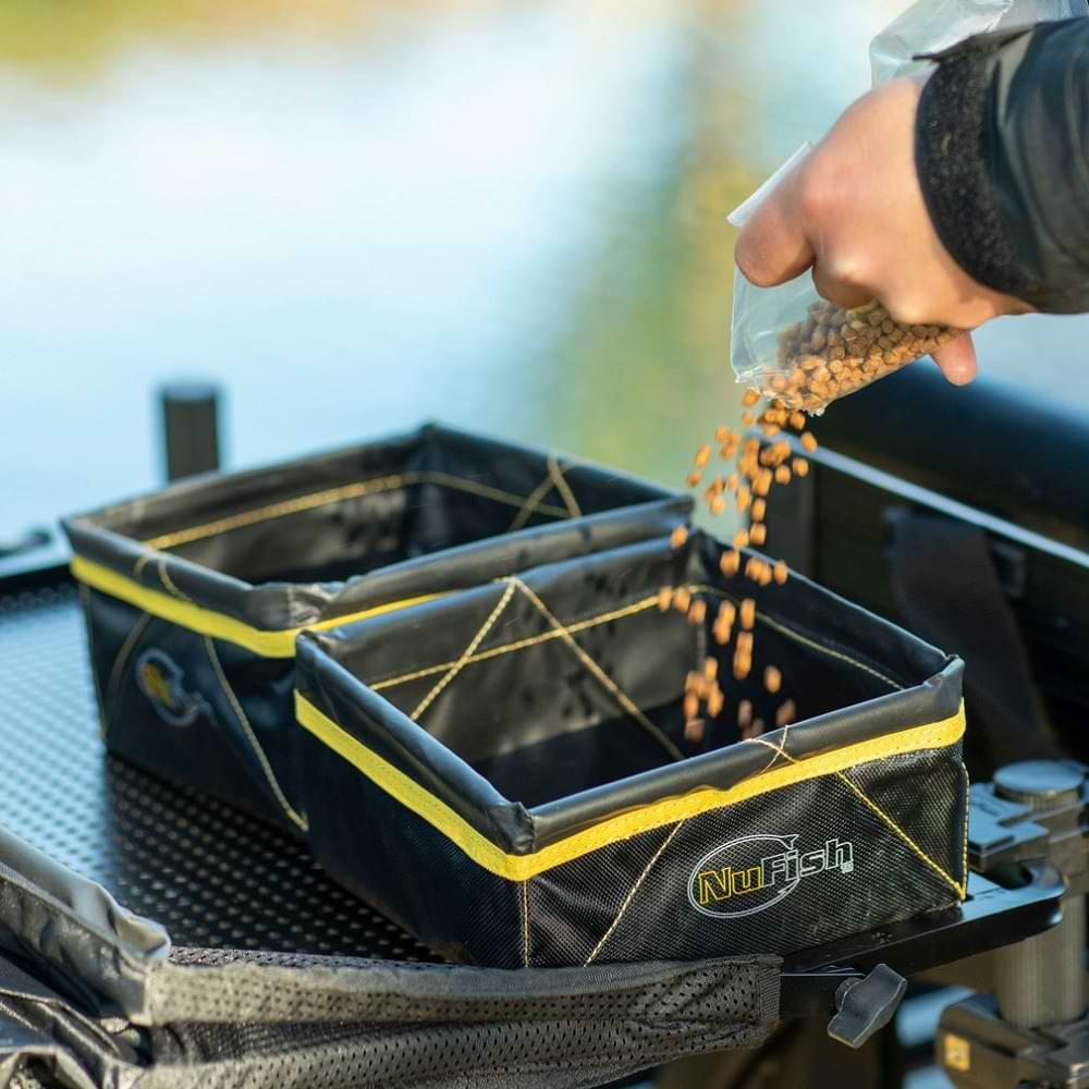 NUFISH Folding Groundbait Bowl 250x250mm