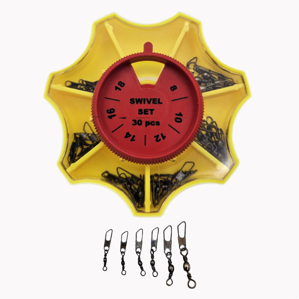 NUFISH Snap Swivel Pack Dispenser 30pcs 