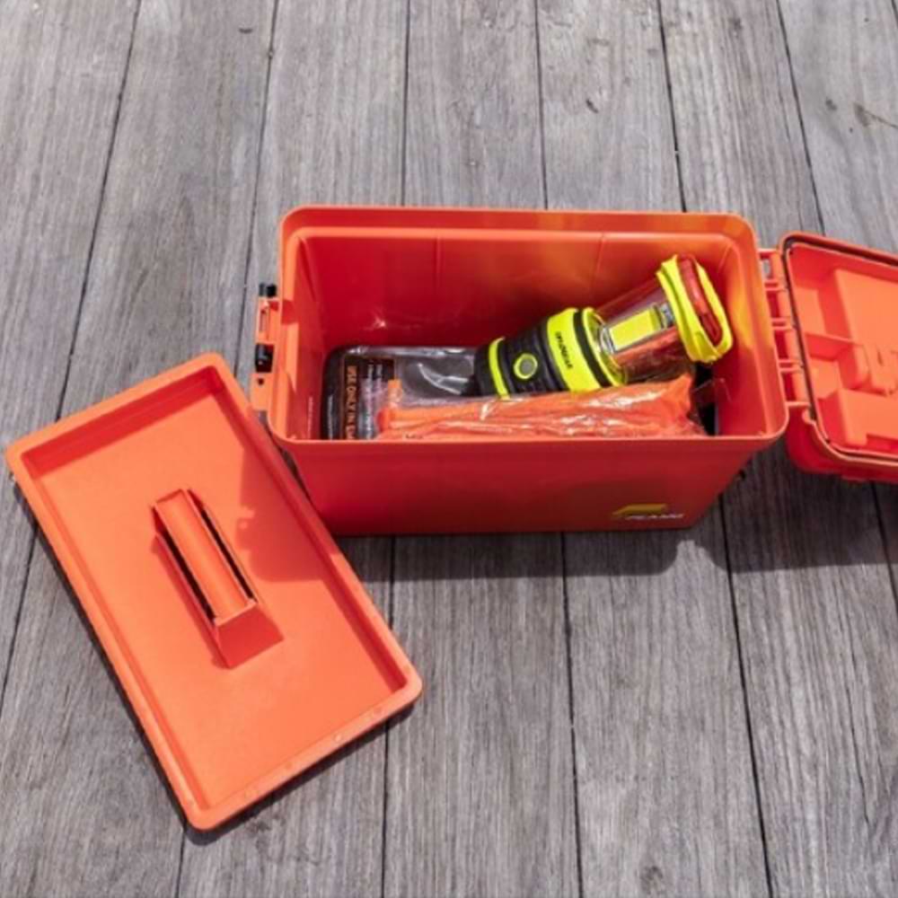 PLANO Marine Emergency Supply Box Deep Orange
