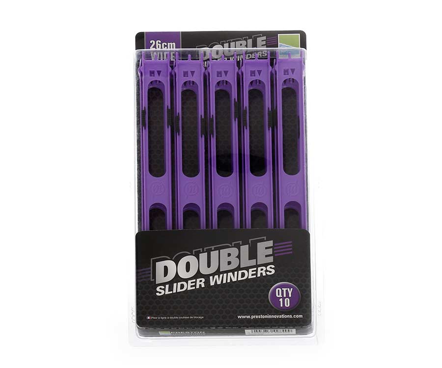 PRESTON Double Slider Winders 26cm Wide Purple