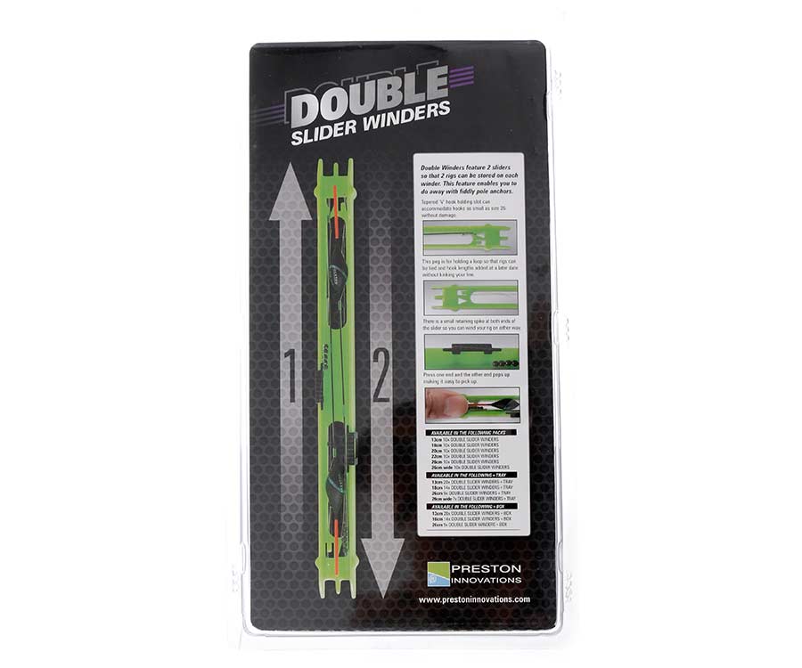 PRESTON Double Slider Winders 26cm Wide Purple