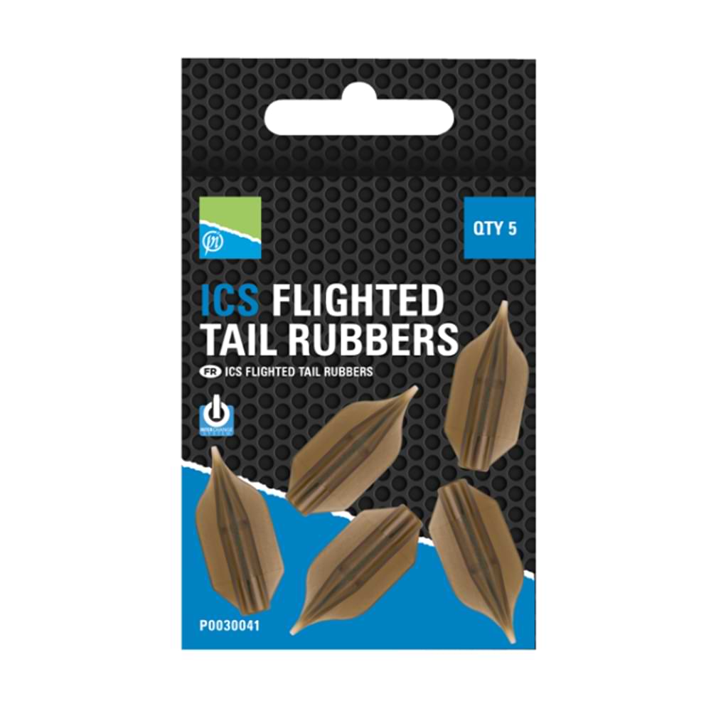 PRESTON ICS Flighted Tail Rubbers