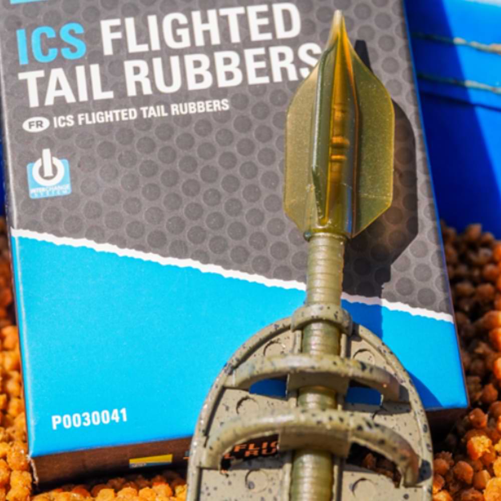 PRESTON ICS Flighted Tail Rubbers