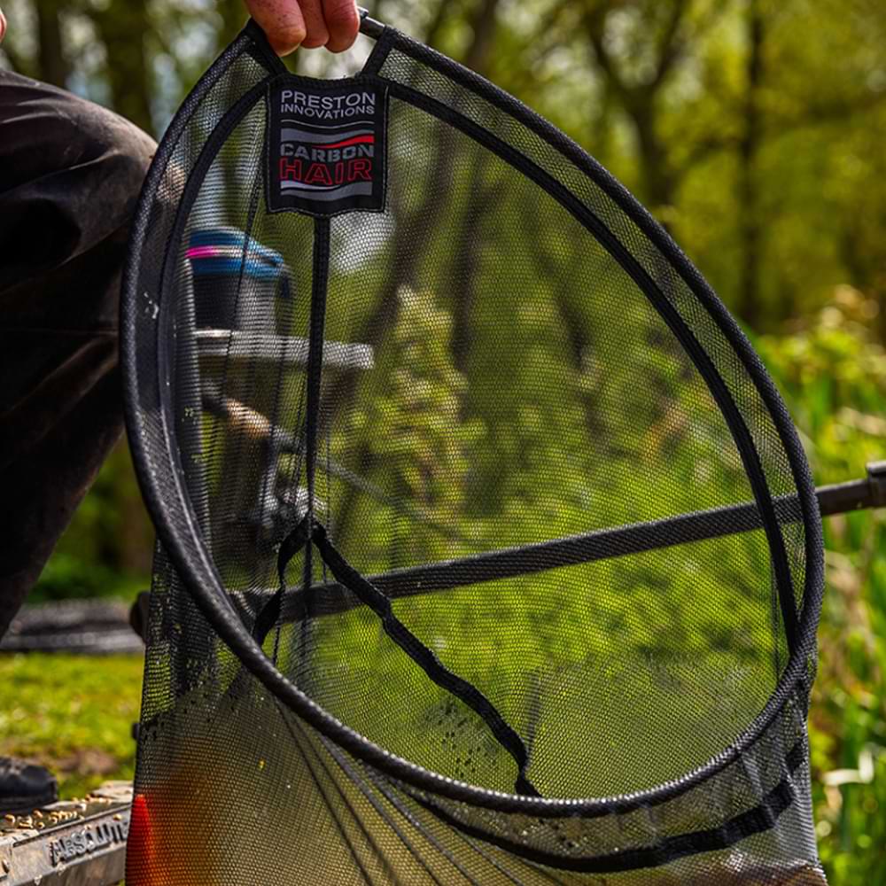 PRESTON Carbon Hair Mesh Landing Net 18"