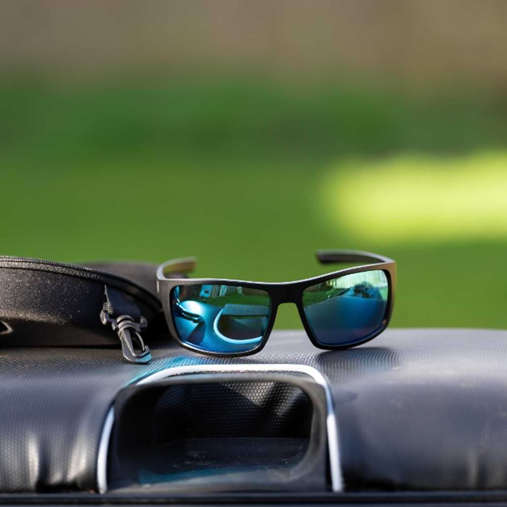 PRESTON Inception Wrap Sunglasses - Ice Blue Lens