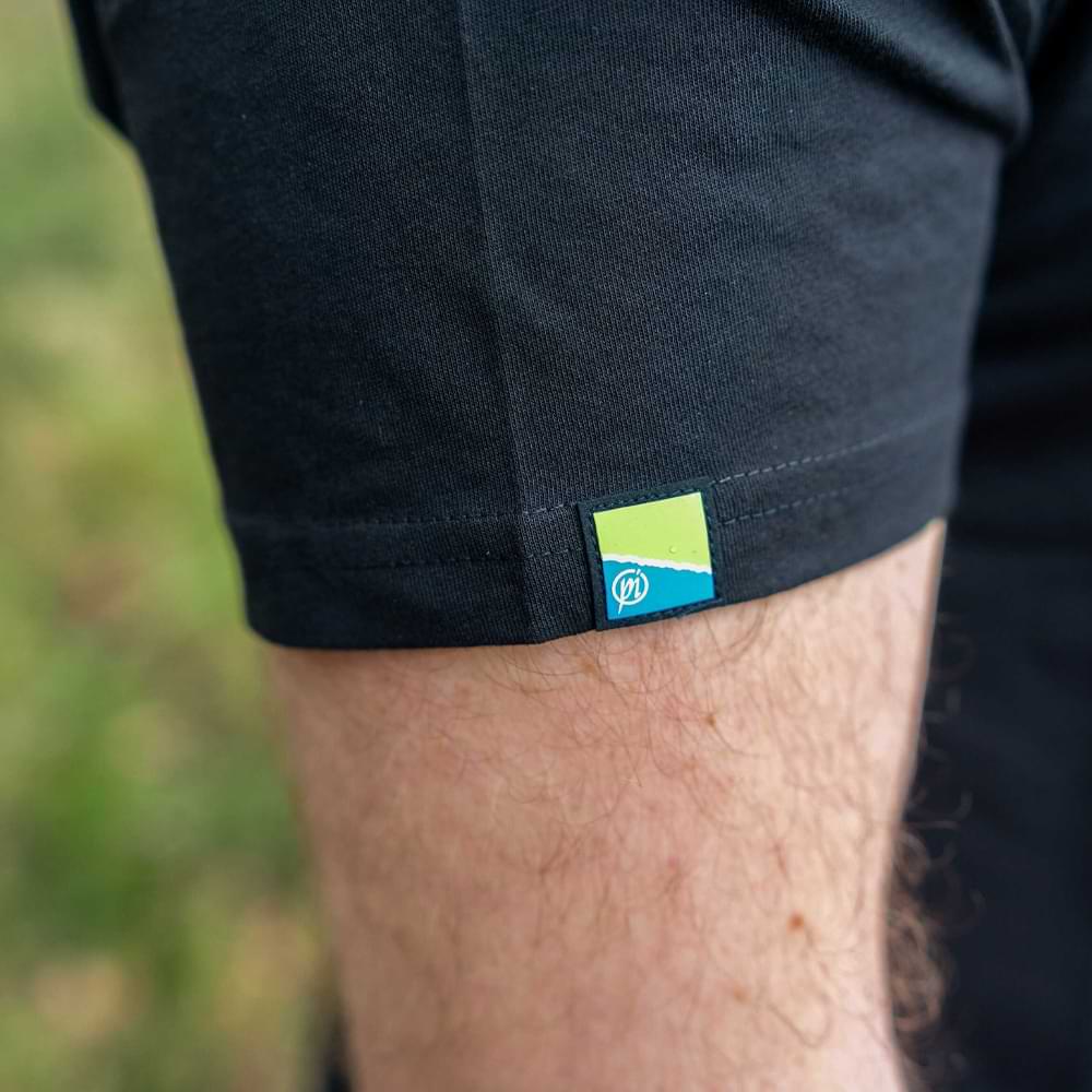 PRESTON Lightweight Black T-Shirt