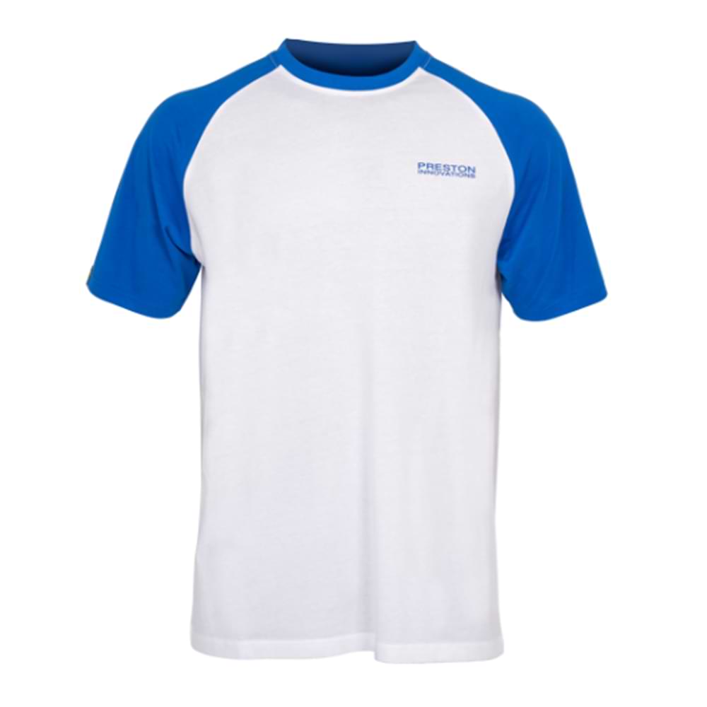 PRESTON Lightweight White Raglan T-Shirt