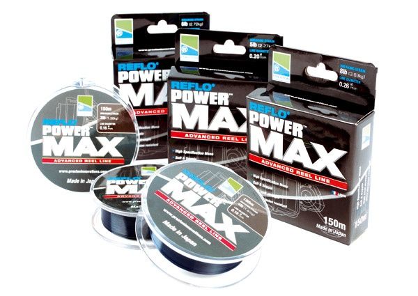 PRESTON Reflo Power Max Reel Line 150m