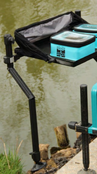 RIVE Pied Offset Leg - 750mm D36 - Black