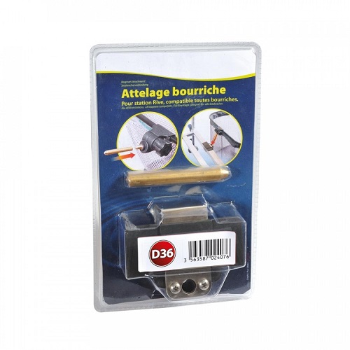 RIVE Keepnet Holder D36 with Brass Peak