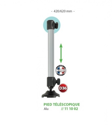 RIVE Open Telescopic Leg 420-620mm - D36