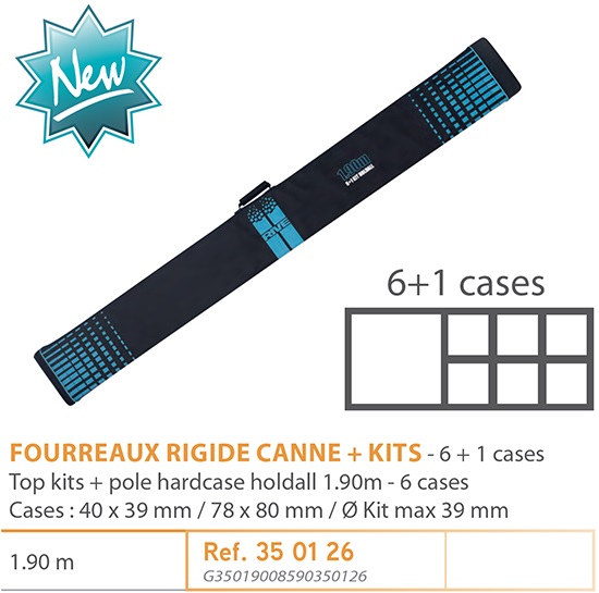 RIVE Top Kits - Pole Hardcase Holdall 1.90m 6 + 1