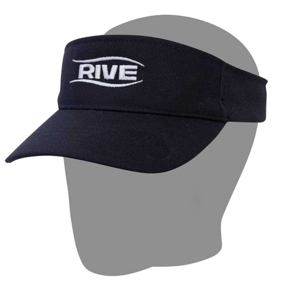 RIVE FLEXFIT VISOR BLACK - ONE SIZE