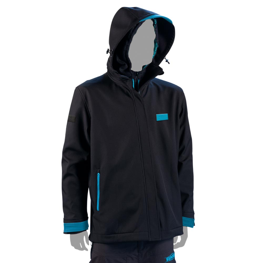 RIVE Softshell Hoodie - Black