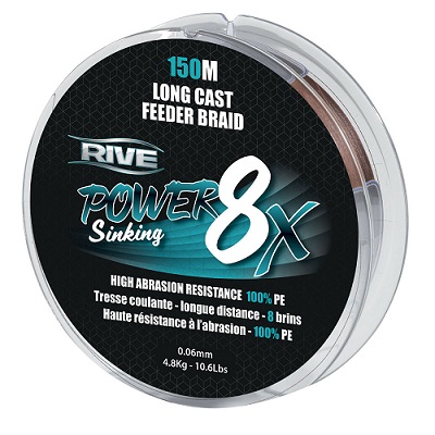 RIVE 8x Power Sinking Feeder Braid 150m