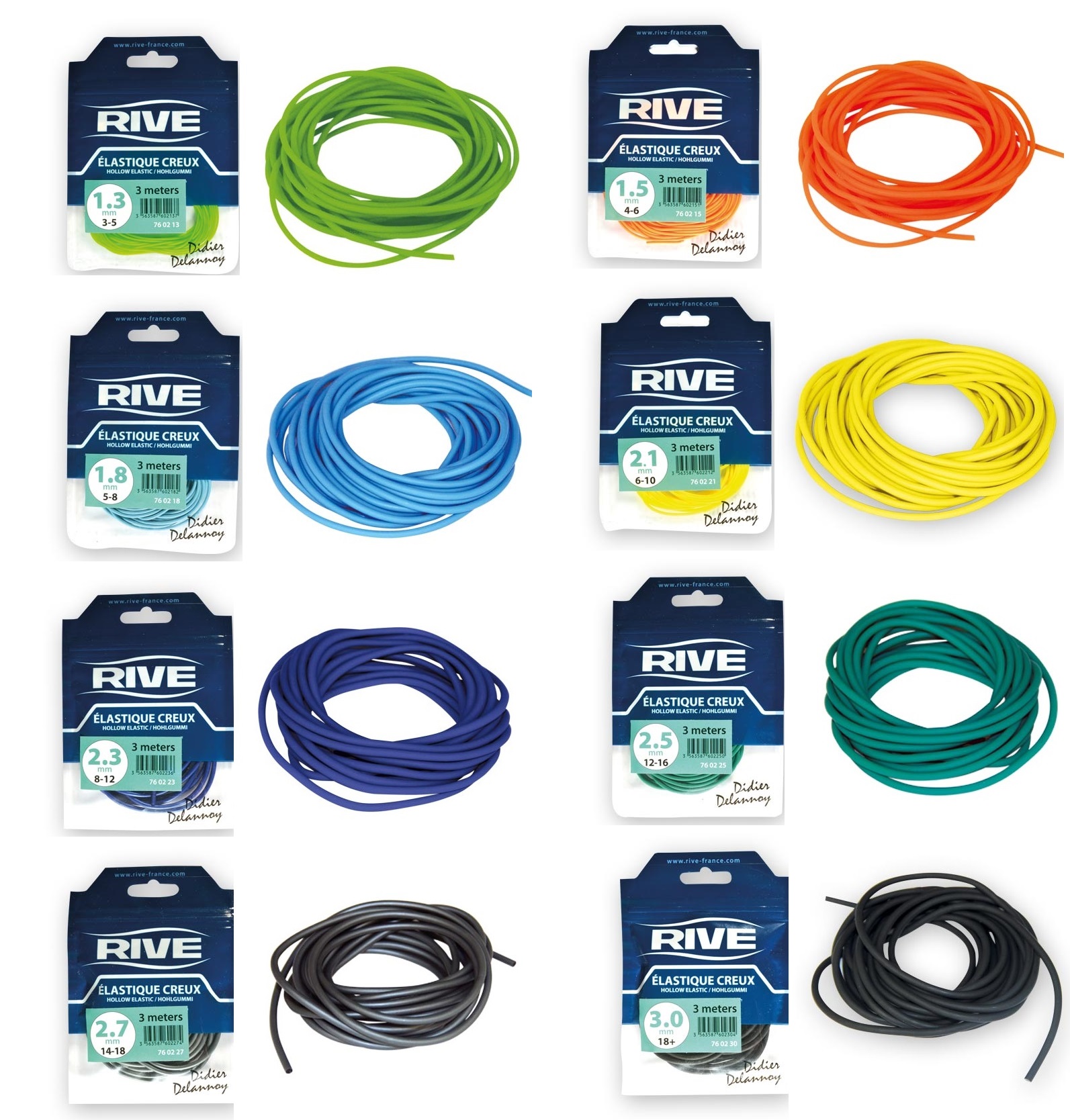 RIVE Hollow Elastics - 3m