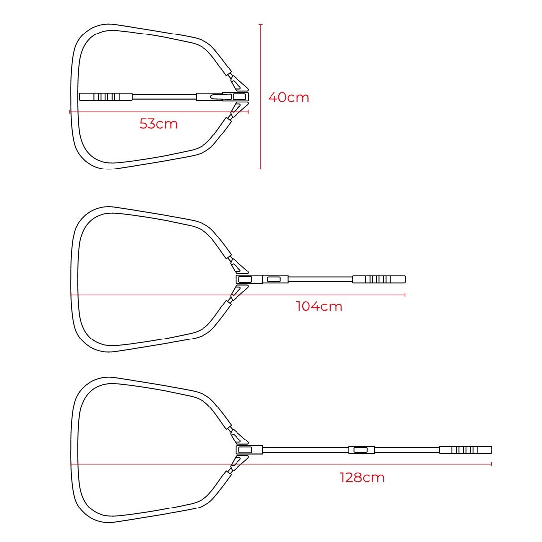 SPRO Folding Float Net Tele 50