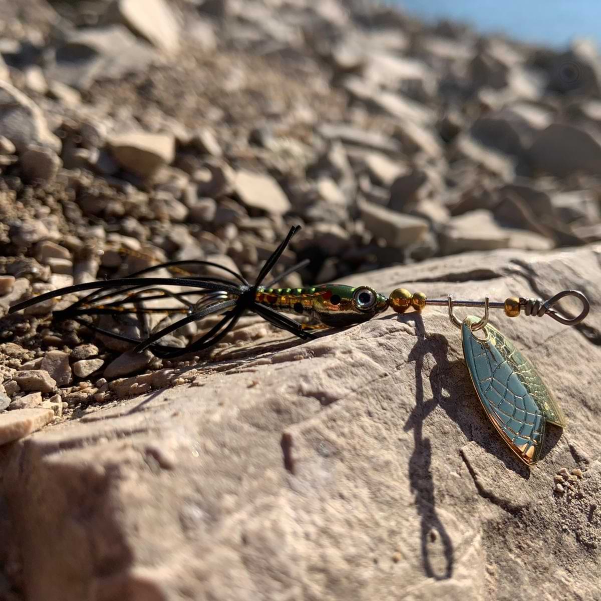 SPRO Larva Mayfly Micro Spinner Single Hook 5cm 4g