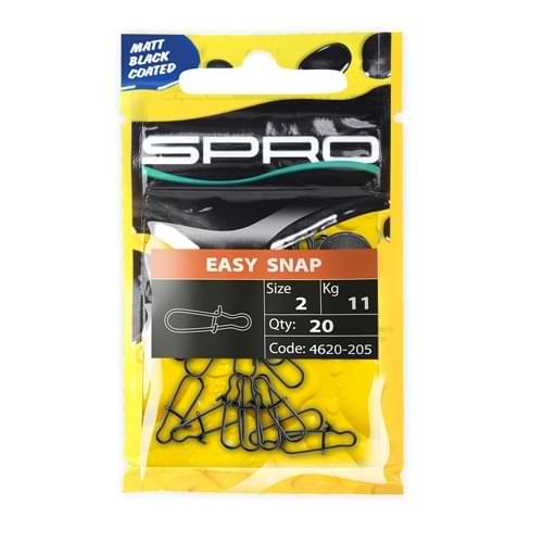 SPRO Matte Black Easy Snap