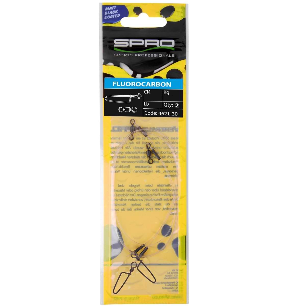 SPRO Matte Black Leader Fluorocarbon 1mm