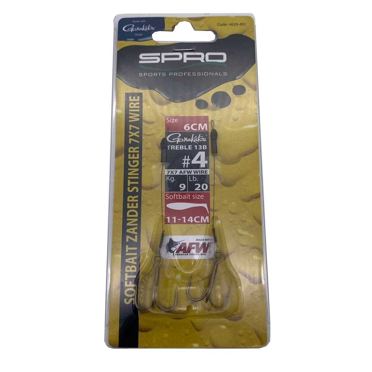 SPRO Softbait Zander Stinger 6cm size4