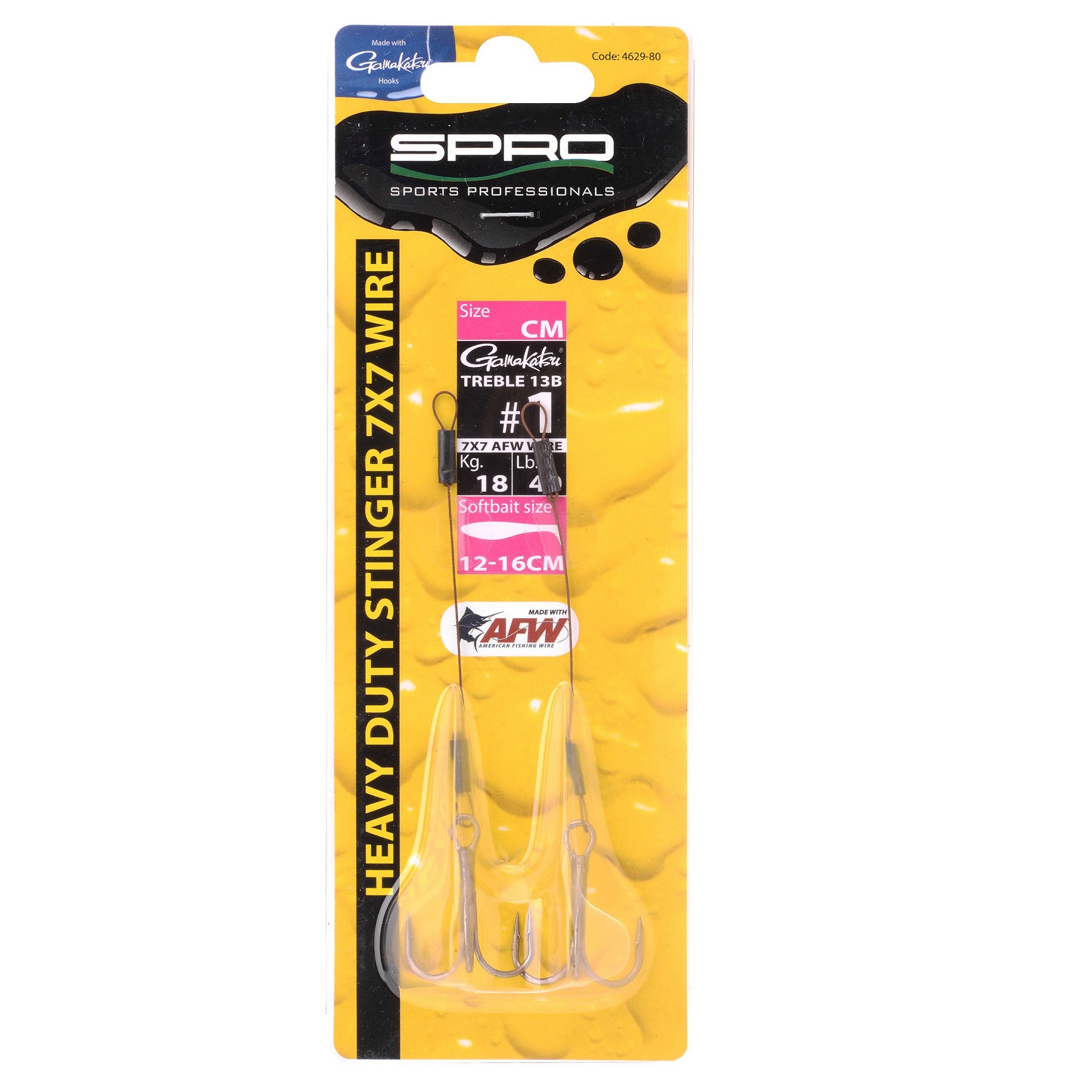 SPRO HD Stinger 7x7 AFW 40lb 10cm - Size 1