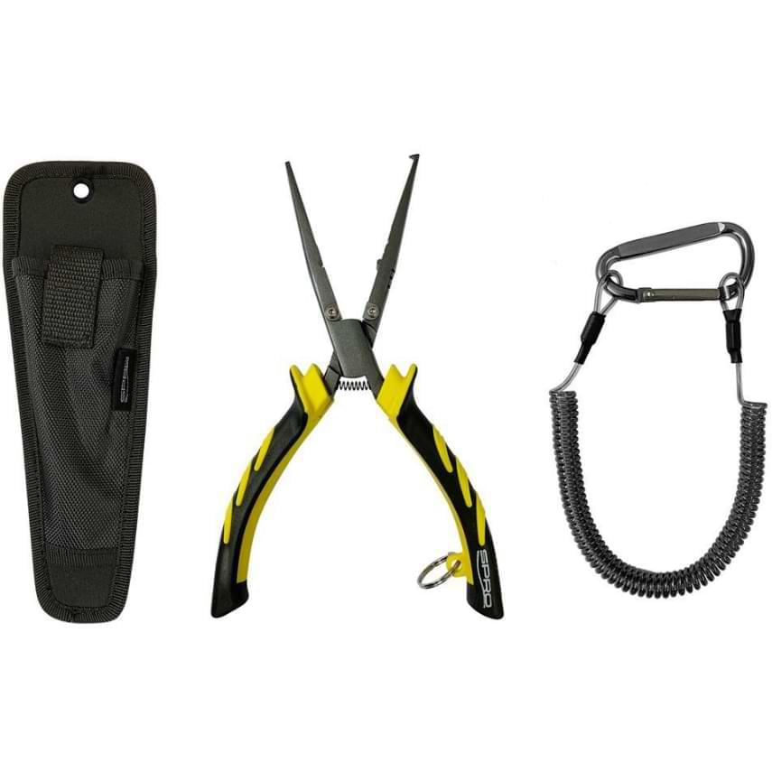 SPRO PTFE Long Nose Pliers 23cm Pouch